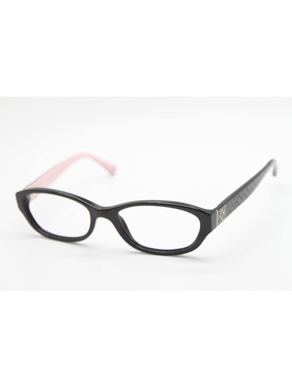 NEW COACH HC 6002 CECILIA 5053 BLACK PINK AUTHENTIC EYEGLASSES 49-16